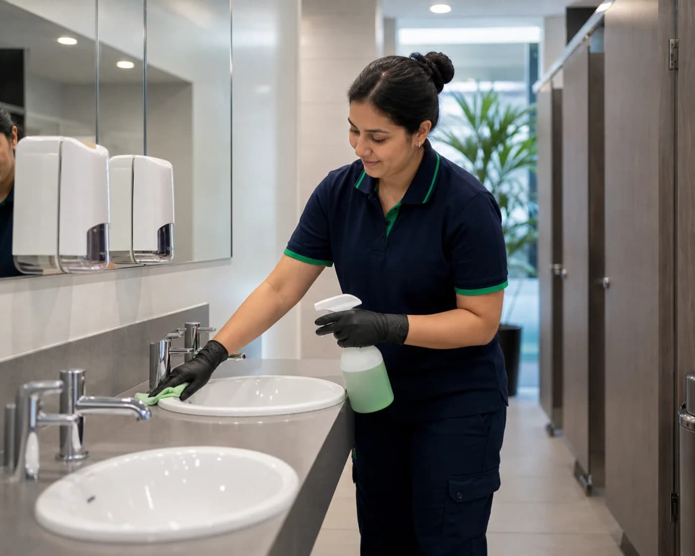 School bathroom and toilet cleaning Sydney — student restroom sanitisation