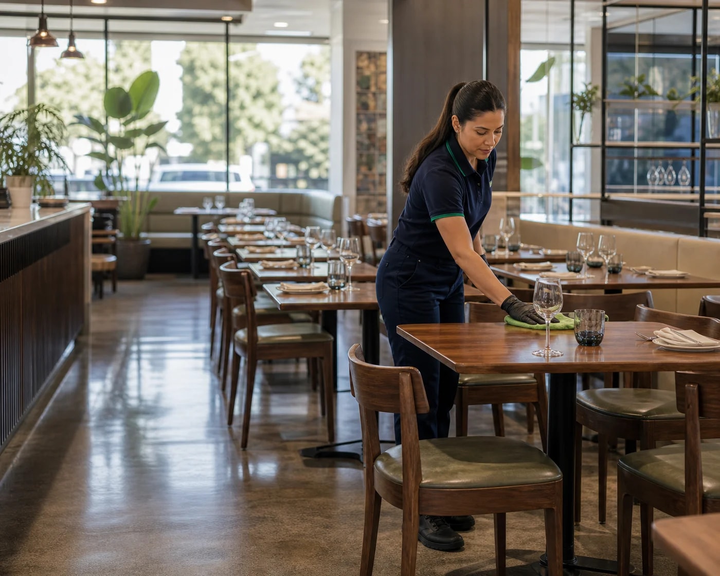Restaurant Cleaning — Office Cleaning Service Sydney — ANZ Cleaning Services after-hours office cleaning Sydney
