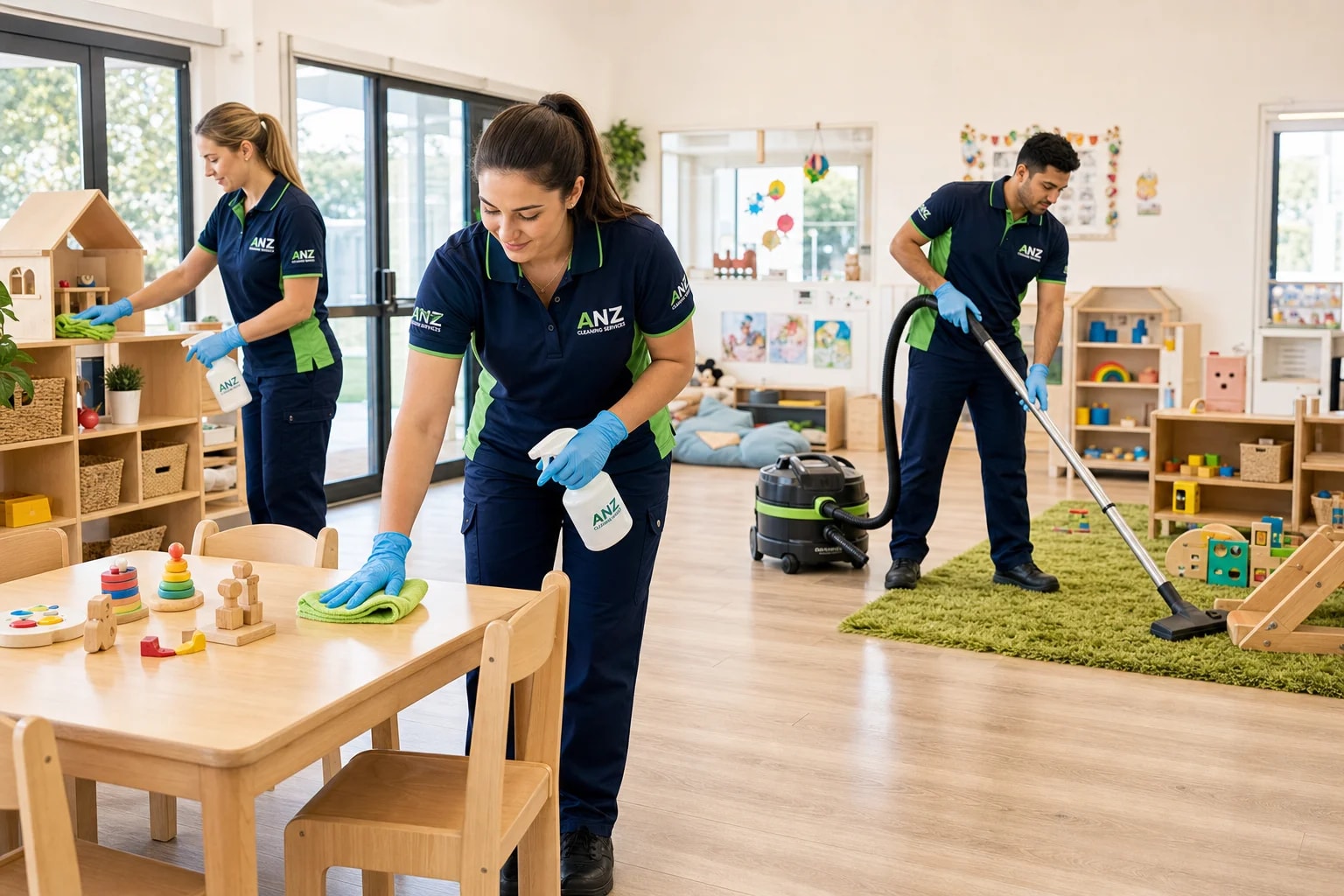 Childcare Cleaning — Office Cleaning Service Sydney — ANZ Cleaning Services after-hours office cleaning Sydney