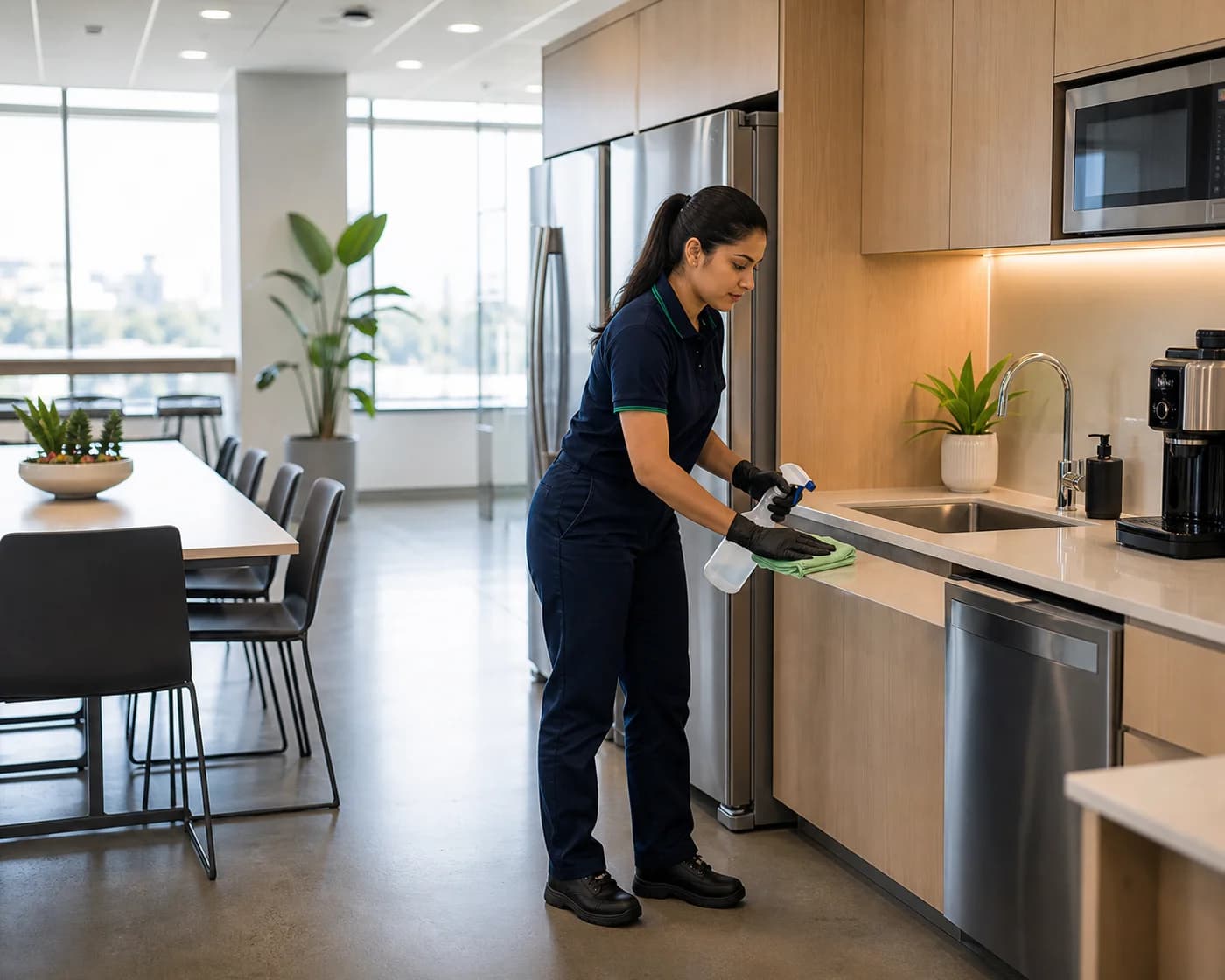 Commercial kitchen breakroom cleaning Sydney — ANZ