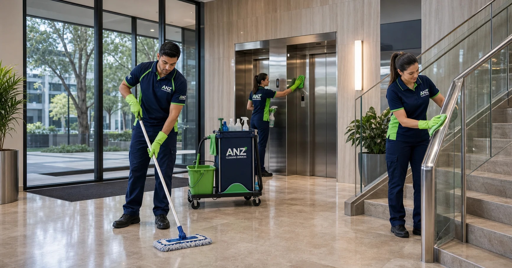 Strata Cleaning — Office Cleaning Service Sydney — ANZ Cleaning Services after-hours office cleaning Sydney